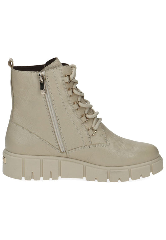 Caprice Stiefelette Leder Beige Warmfutter