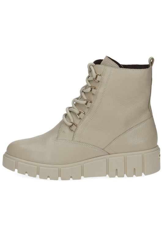 Caprice Stiefelette Leder Beige Warmfutter