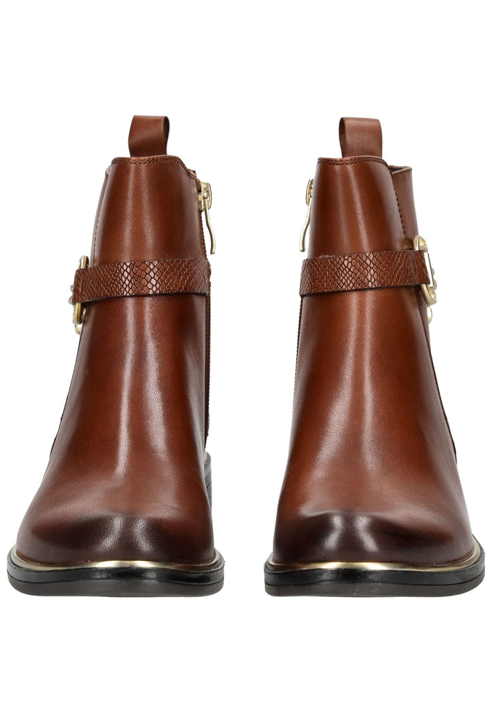 Caprice Stiefelette Leder Cognac