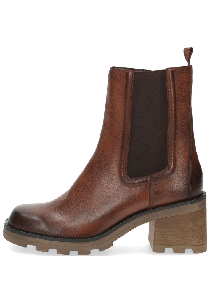 Caprice Stiefelette Leder Cognac