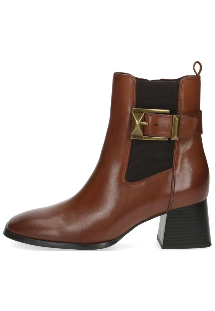 Caprice Stiefelette Leder Cognac