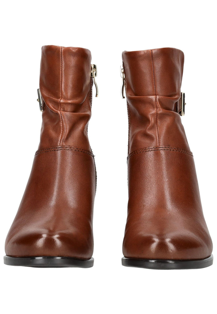 Caprice Stiefelette Leder Cognac Warmfutter