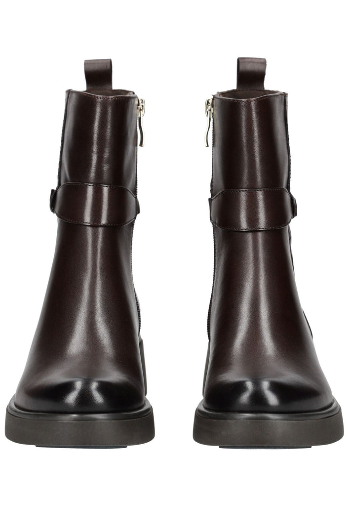 Caprice Stiefelette Leder Dunkelbraun Warmfutter