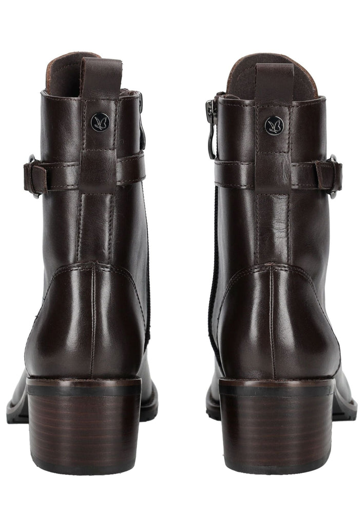 Caprice Stiefelette Leder Dunkelbraun Warmfutter