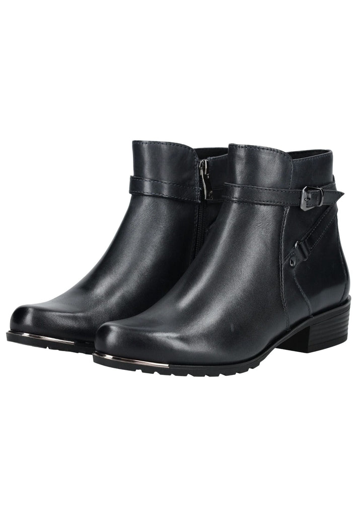 Caprice Stiefelette Leder Ocean Warmfutter