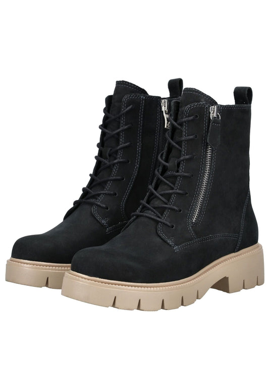 Caprice Stiefelette Leder Ocean Warmfutter