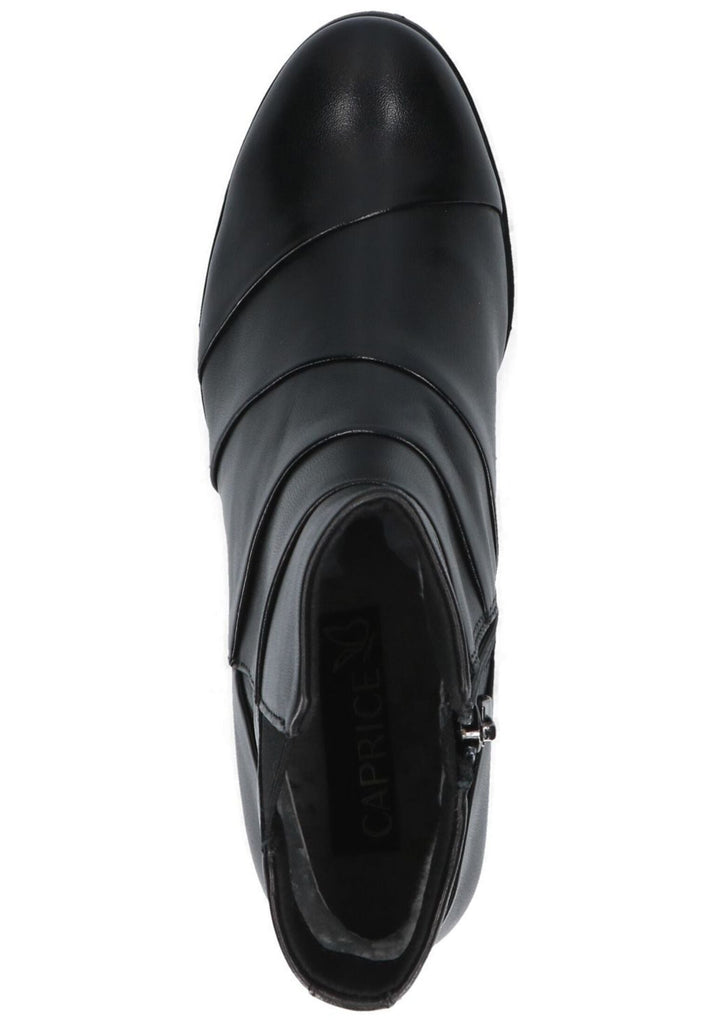 Caprice Stiefelette Leder Schwarz