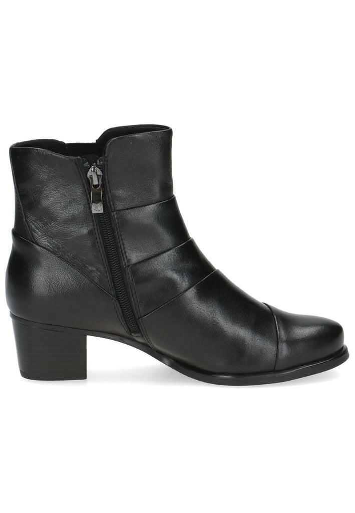 Caprice Stiefelette Leder Schwarz