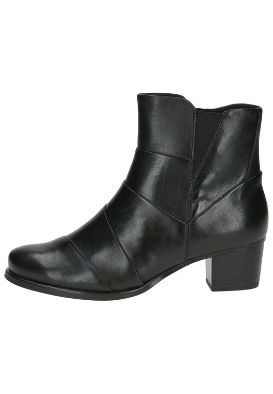 Caprice Stiefelette Leder Schwarz