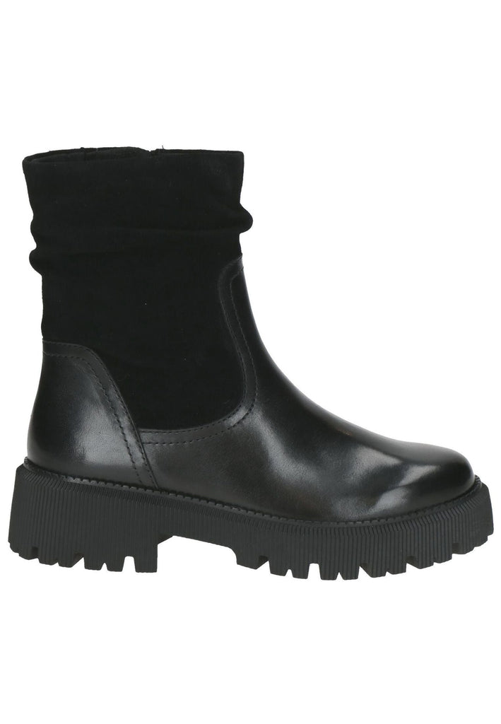 Caprice Stiefelette Leder Schwarz
