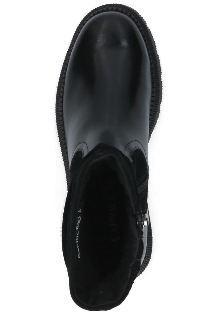 Caprice Stiefelette Leder Schwarz