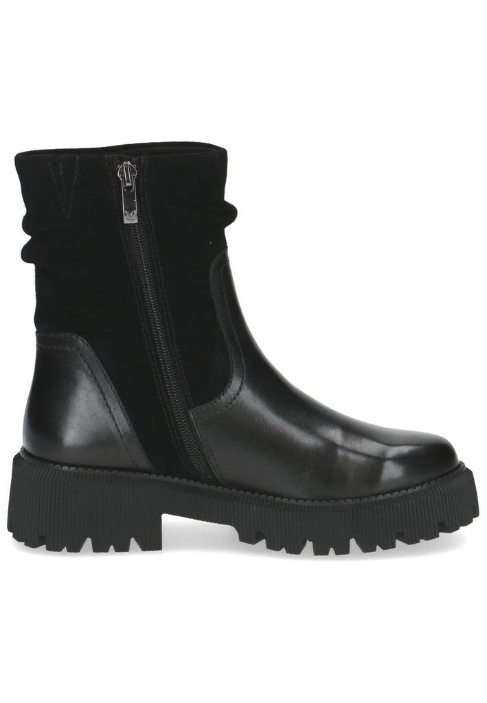Caprice Stiefelette Leder Schwarz