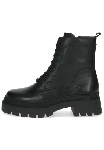 Caprice Stiefelette Leder Schwarz