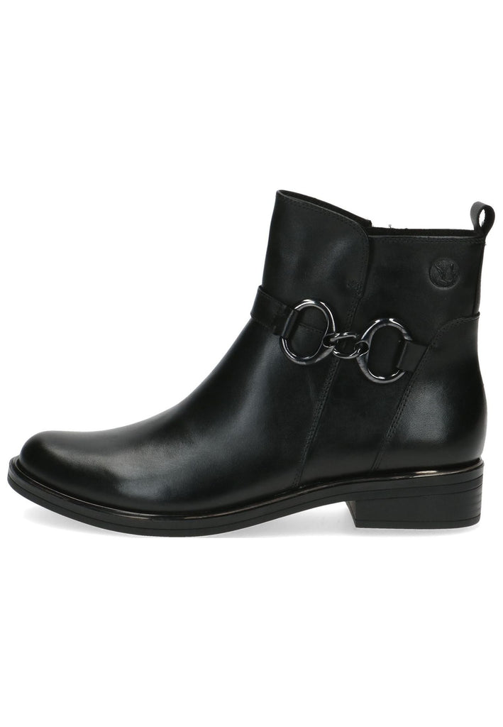 Caprice Stiefelette Leder Schwarz