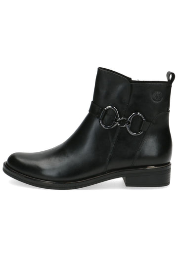 Caprice Stiefelette Leder Schwarz