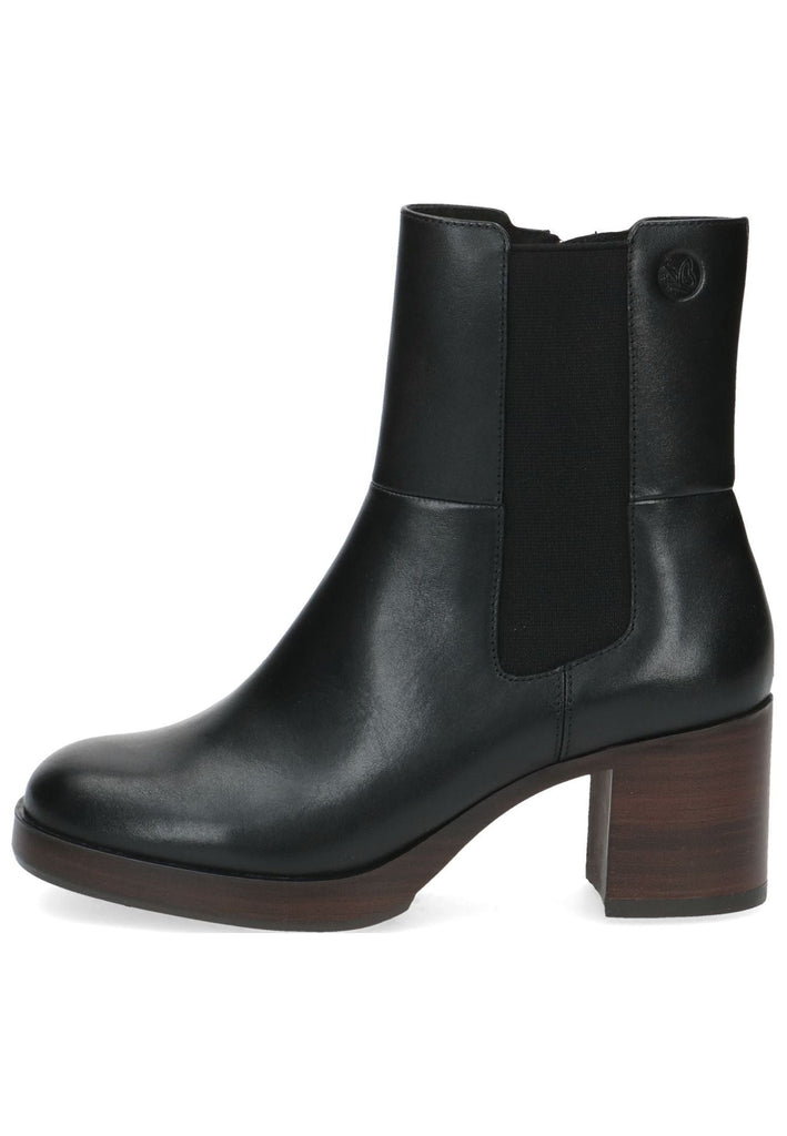 Caprice Stiefelette Leder Schwarz
