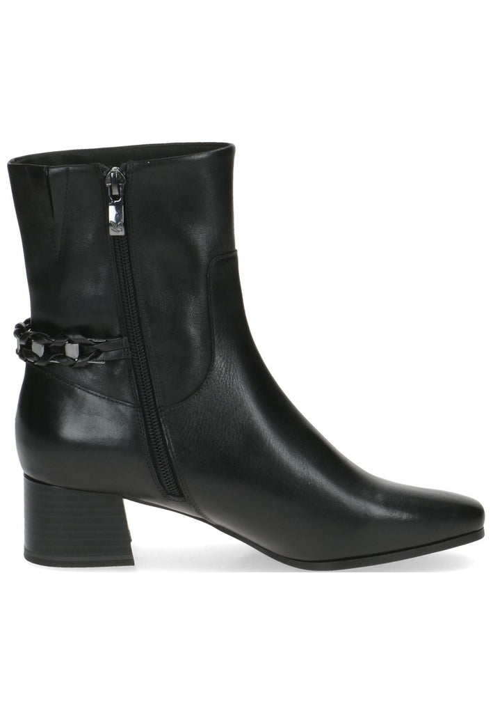 Caprice Stiefelette Leder Schwarz