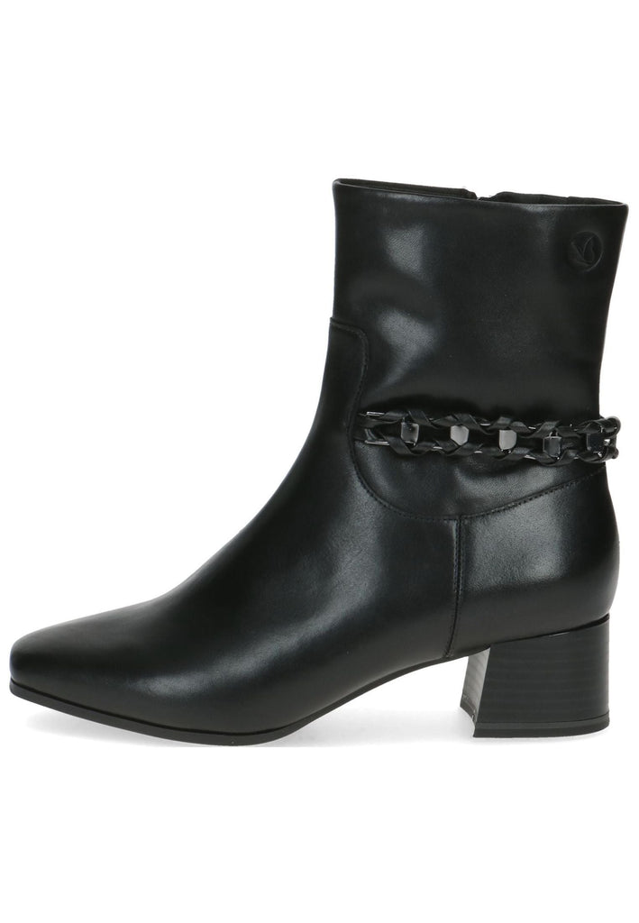 Caprice Stiefelette Leder Schwarz