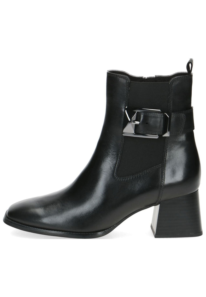 Caprice Stiefelette Leder Schwarz