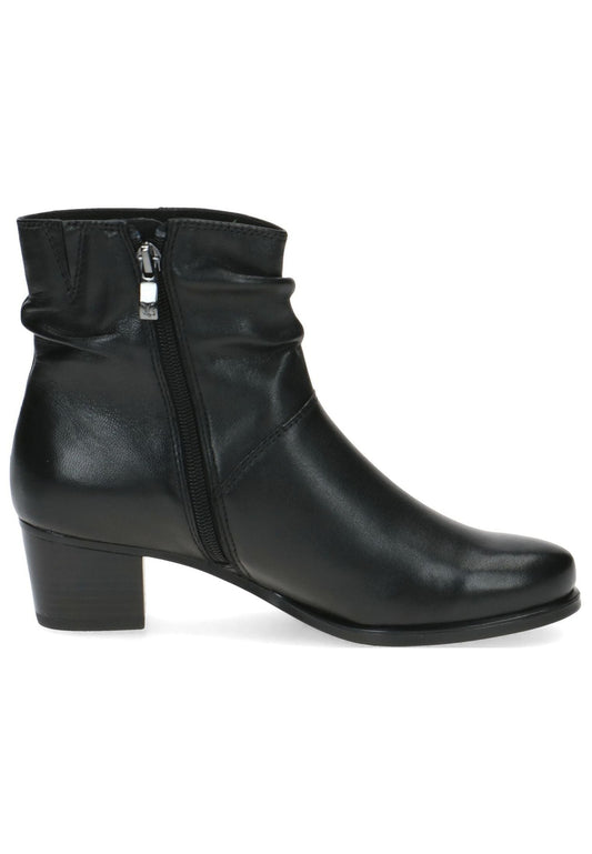 Caprice Stiefelette Leder Schwarz