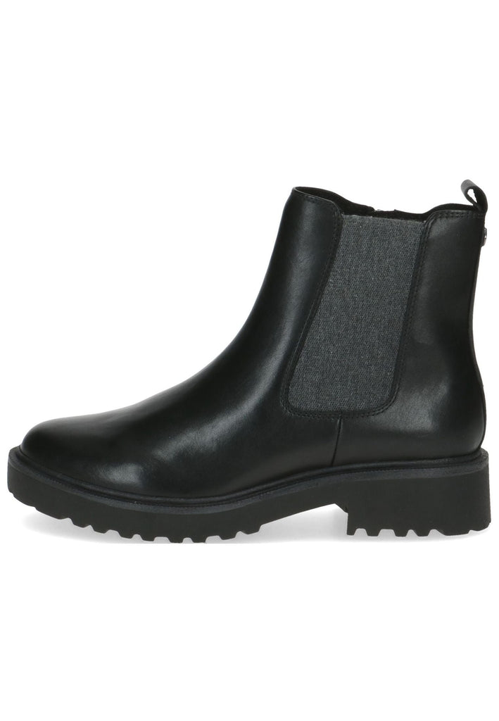 Caprice Stiefelette Leder Schwarz