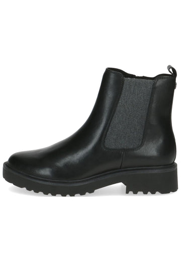 Caprice Stiefelette Leder Schwarz