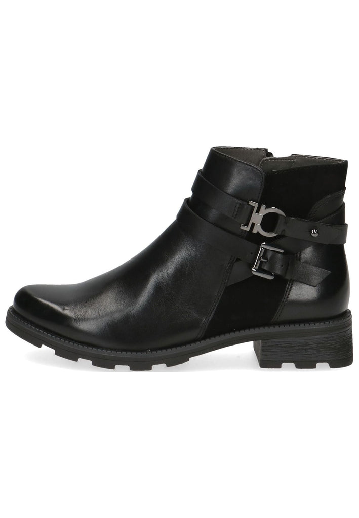 Caprice Stiefelette Leder Schwarz
