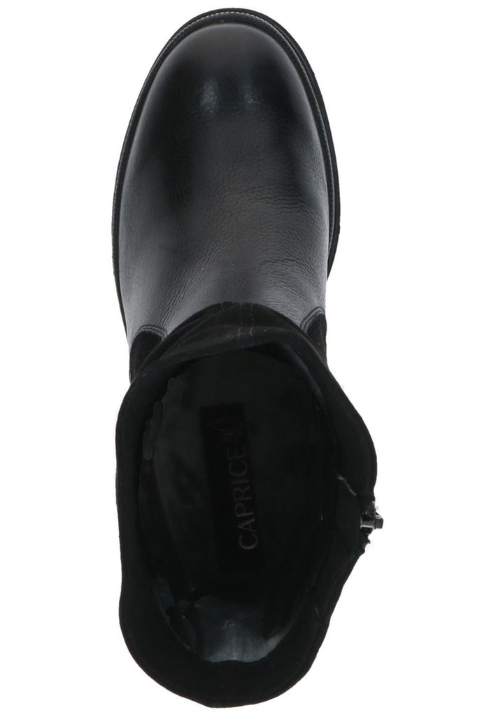 Caprice Stiefelette Leder Schwarz