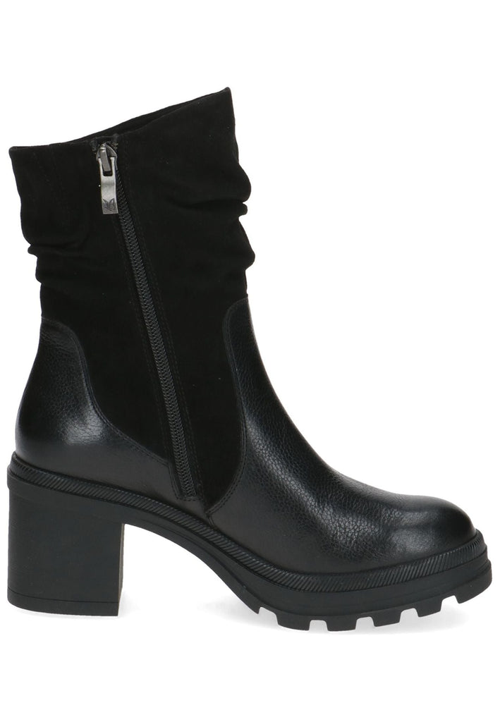 Caprice Stiefelette Leder Schwarz