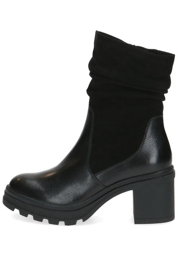 Caprice Stiefelette Leder Schwarz