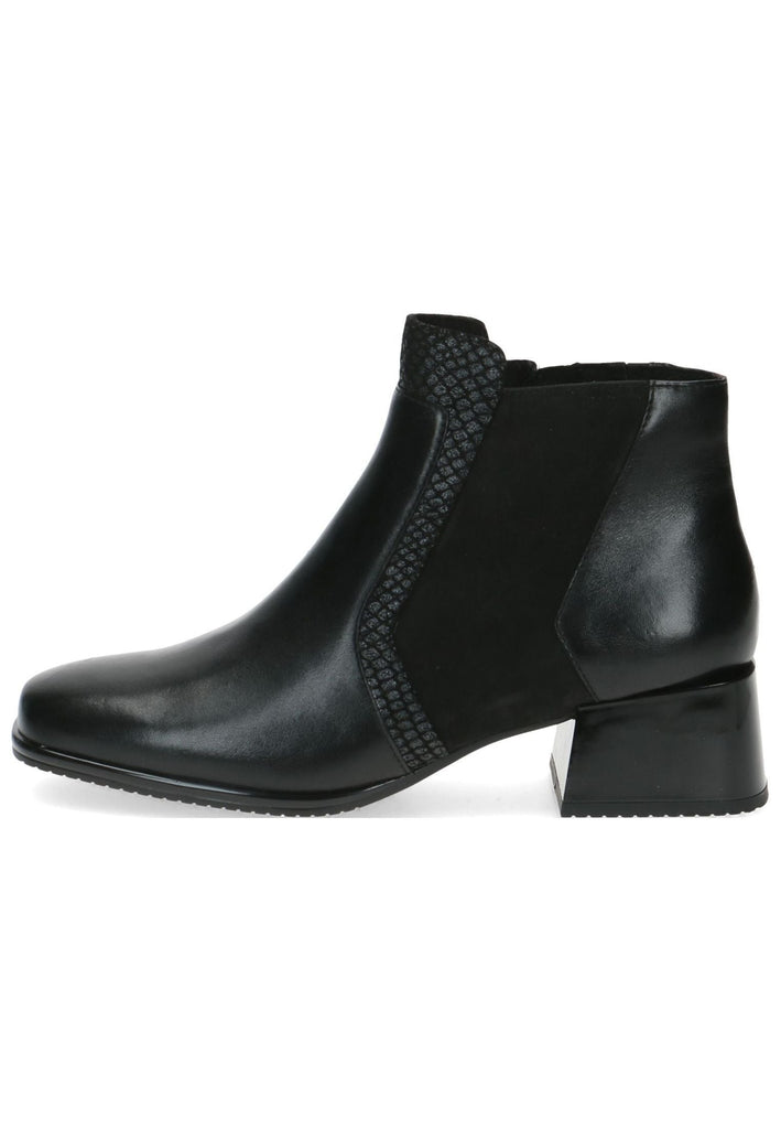 Caprice Stiefelette Leder Schwarz