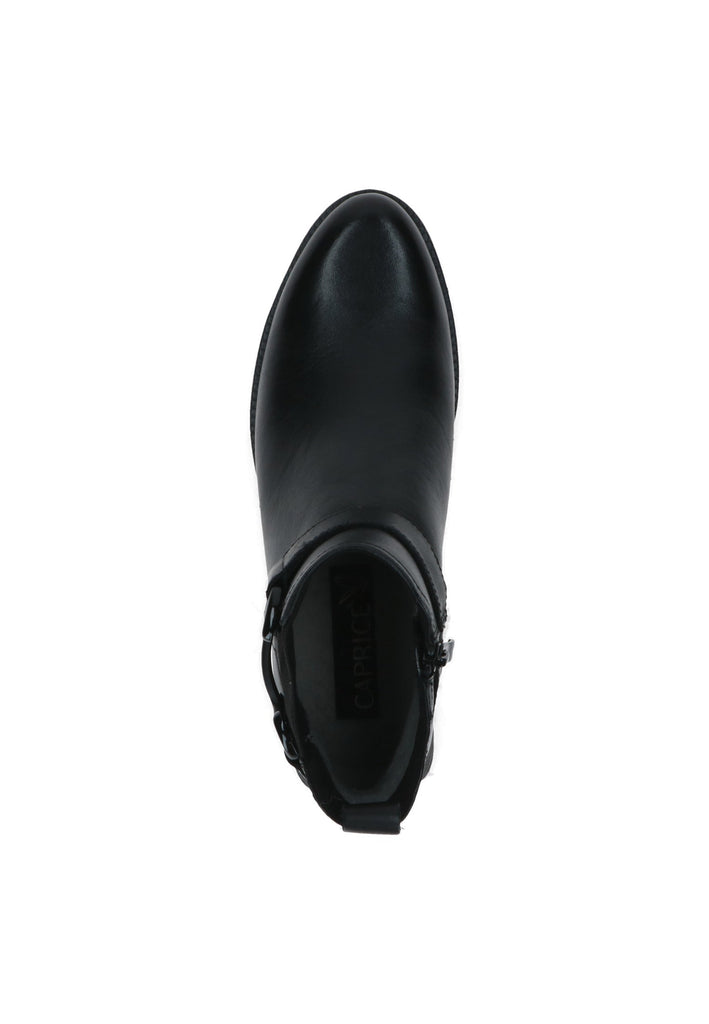 Caprice Stiefelette Leder Schwarz