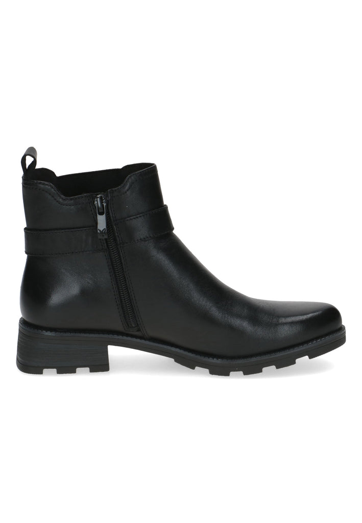 Caprice Stiefelette Leder Schwarz