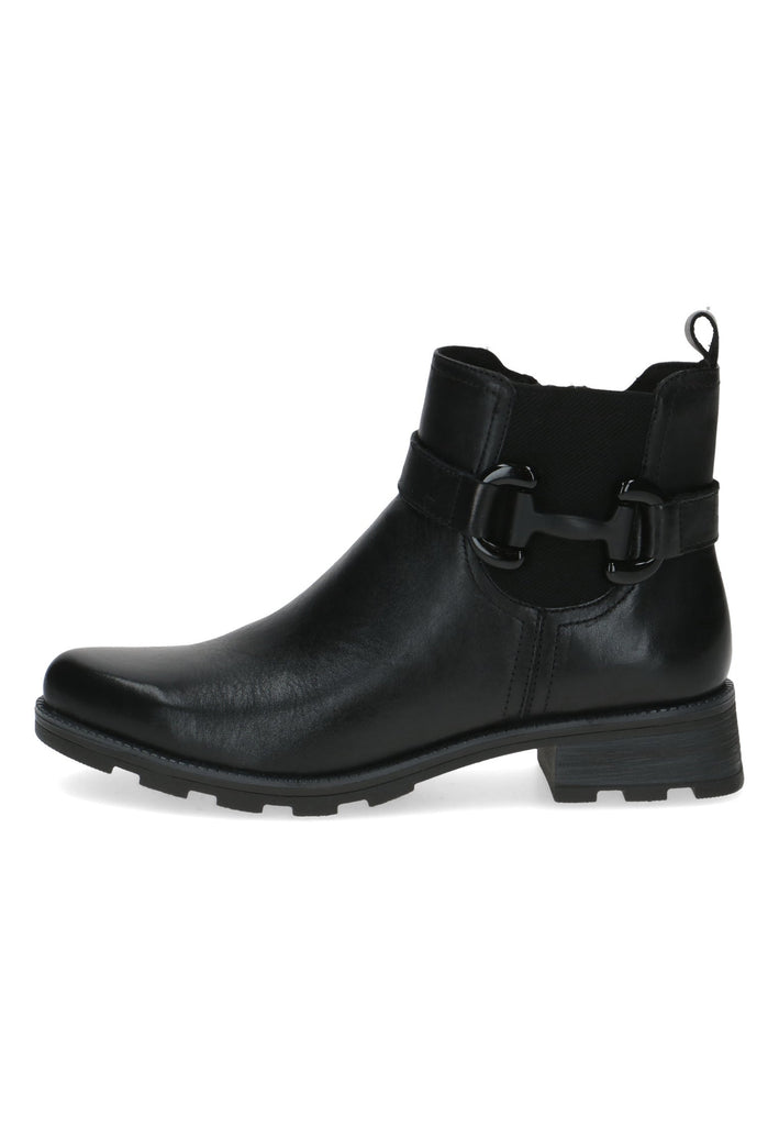 Caprice Stiefelette Leder Schwarz
