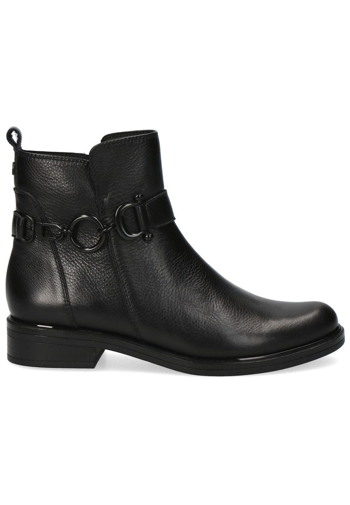 Caprice Stiefelette Leder Schwarz