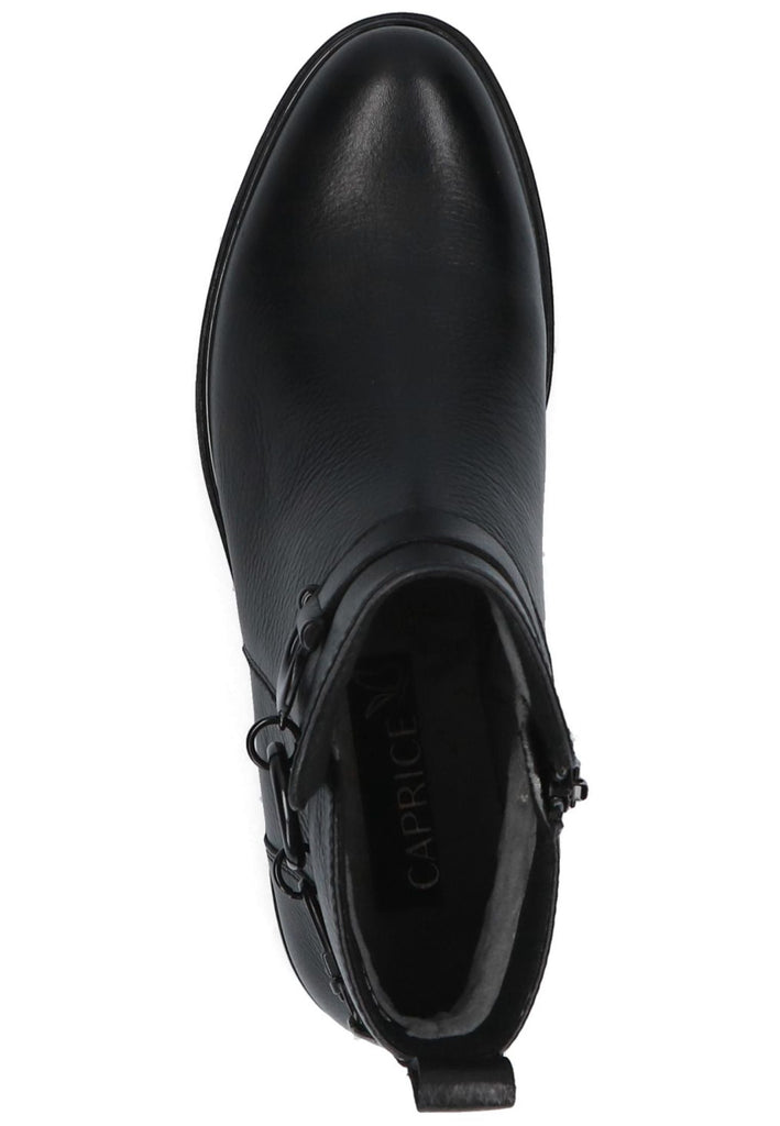 Caprice Stiefelette Leder Schwarz