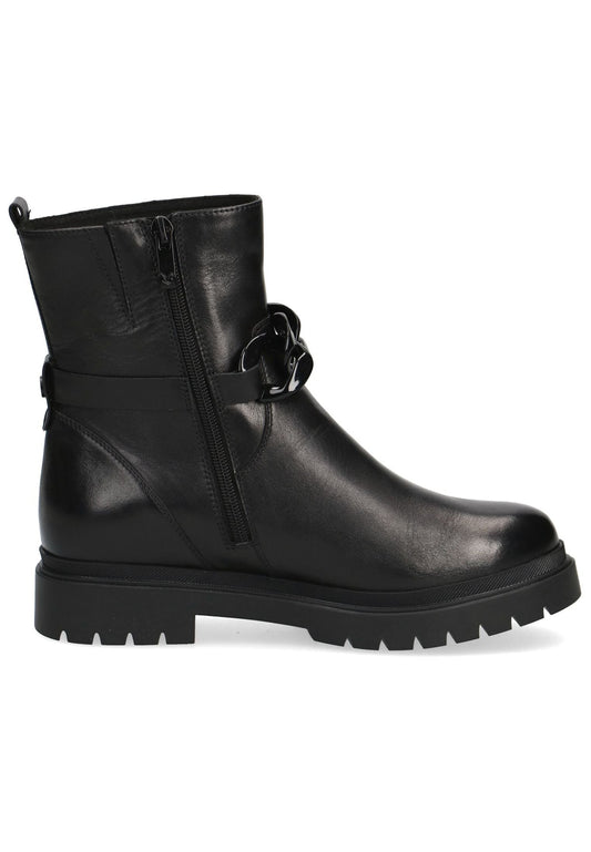 Caprice Stiefelette Leder Schwarz