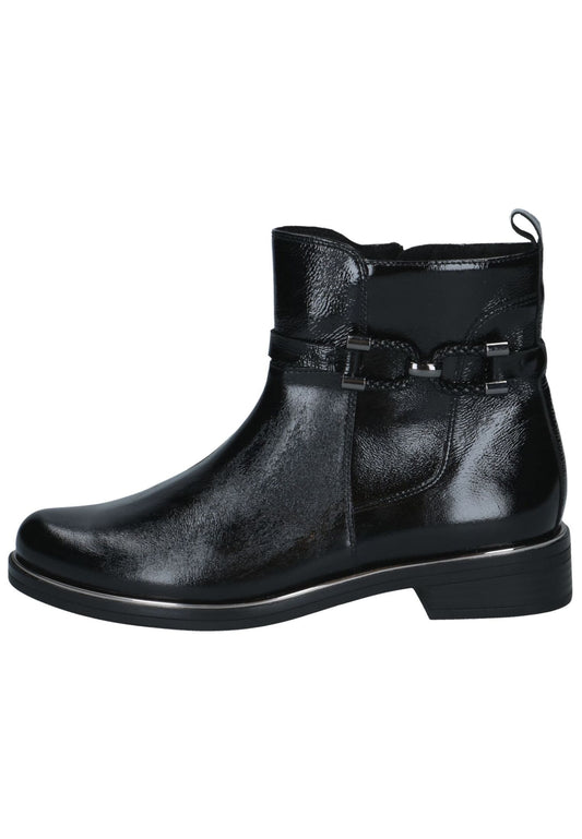 Caprice Stiefelette Leder Schwarz