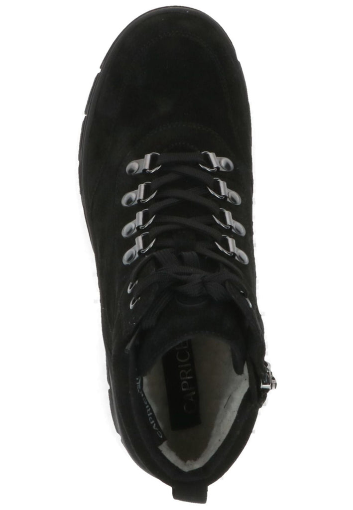 Caprice Stiefelette Leder Schwarz/Schwarz Warmfutter