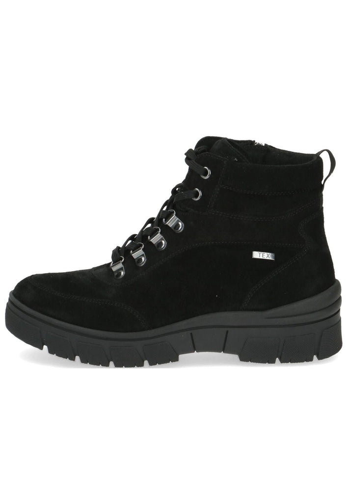 Caprice Stiefelette Leder Schwarz/Schwarz Warmfutter