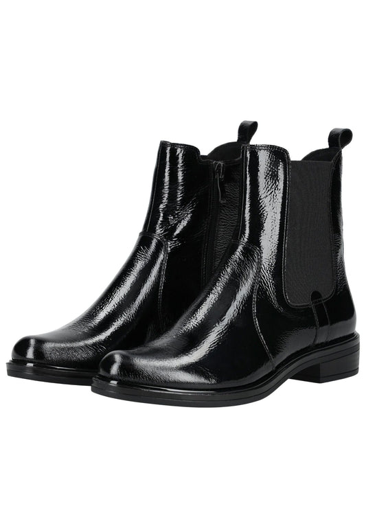 Caprice Stiefelette Leder Schwarz Warmfutter