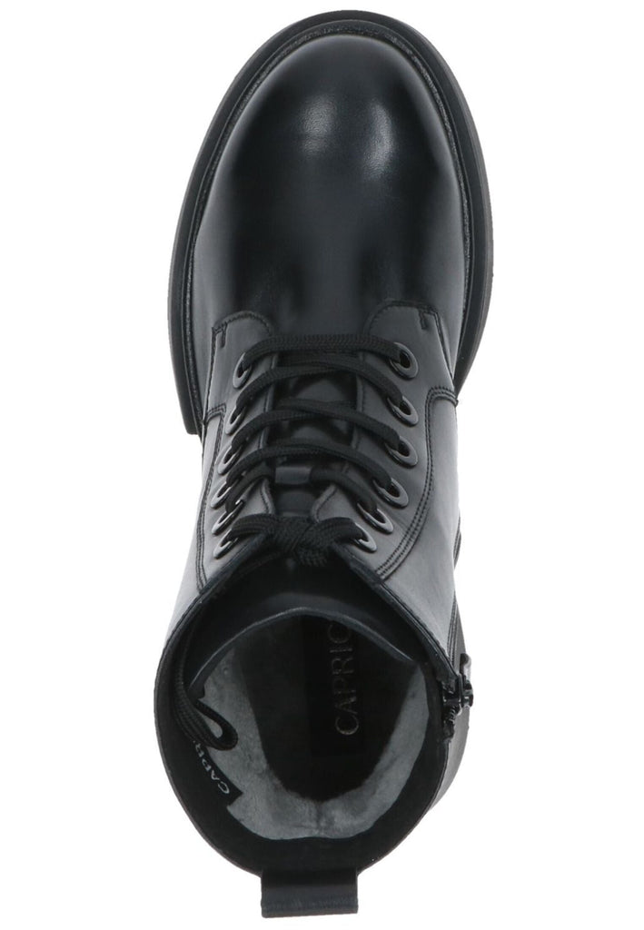 Caprice Stiefelette Leder Schwarz Warmfutter