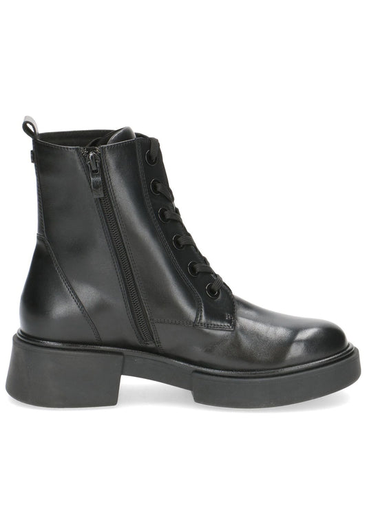 Caprice Stiefelette Leder Schwarz Warmfutter