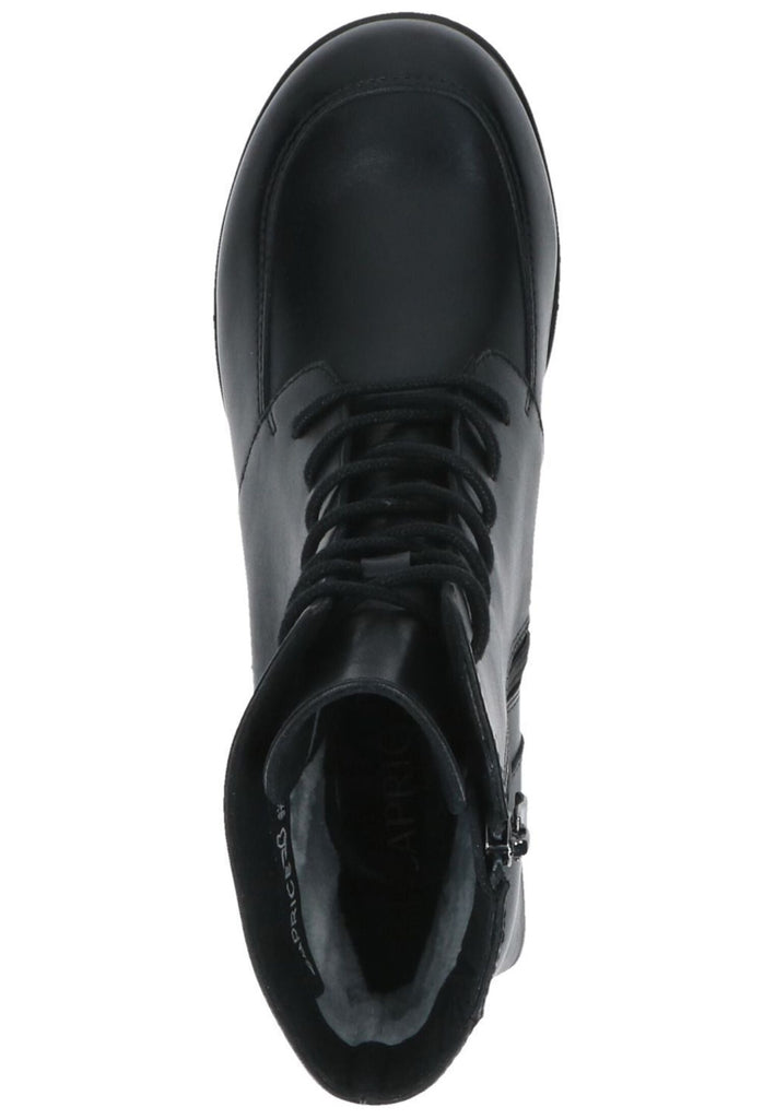 Caprice Stiefelette Leder Schwarz Warmfutter