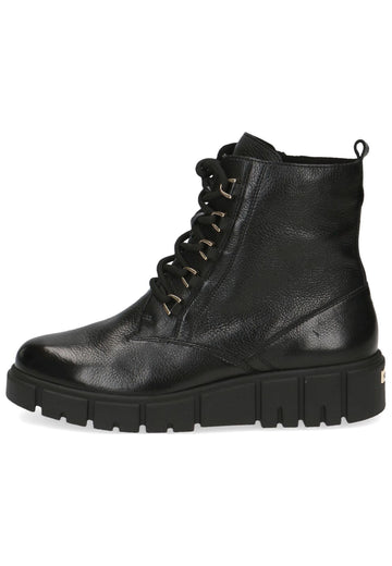Caprice Stiefelette Leder Schwarz Warmfutter