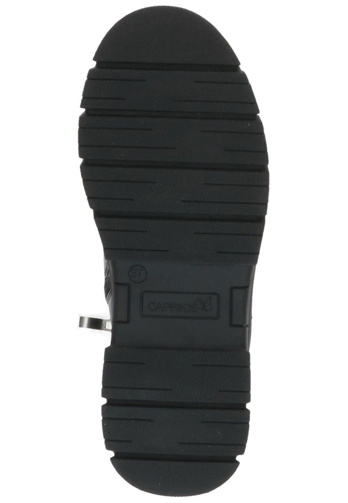 Caprice Stiefelette Leder Schwarz Warmfutter