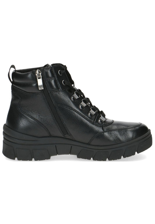 Caprice Stiefelette Leder Schwarz Warmfutter