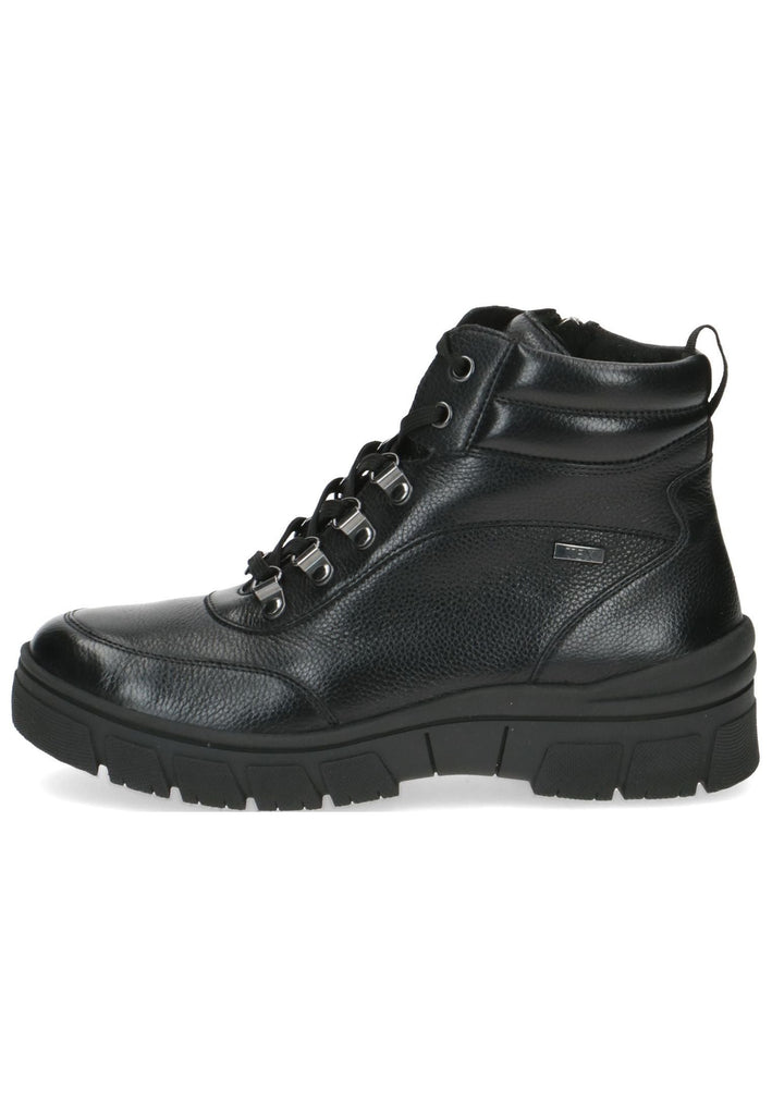 Caprice Stiefelette Leder Schwarz Warmfutter