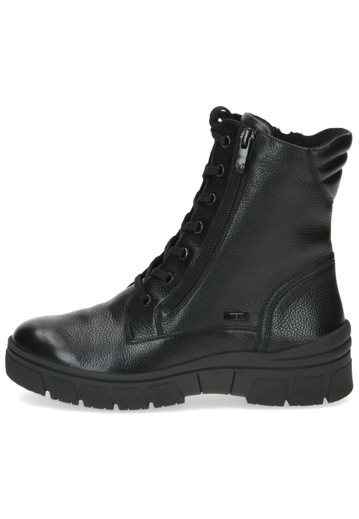 Caprice Stiefelette Leder Schwarz Warmfutter
