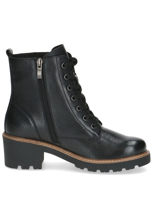 Caprice Stiefelette Leder Schwarz Warmfutter